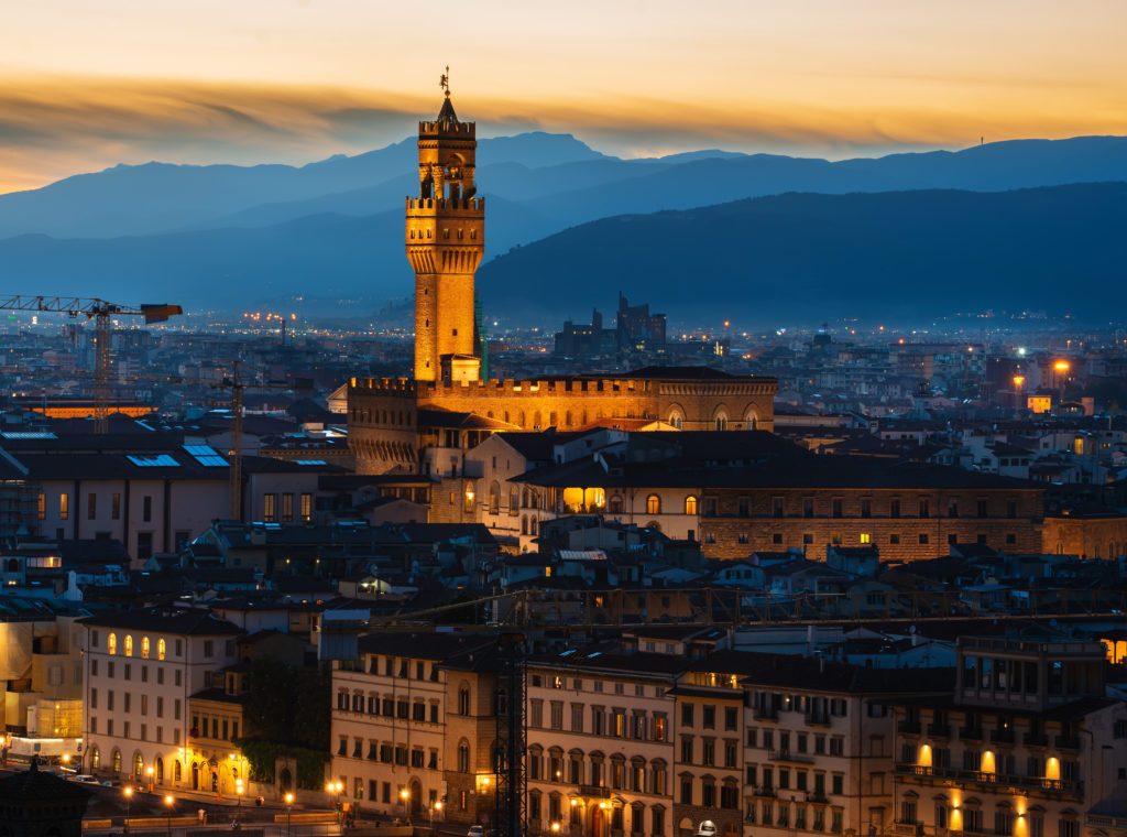 Palazzo Vecchio de nuit