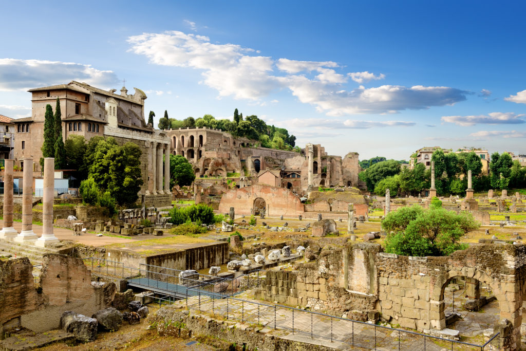 Ruines du forum romain