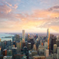 Vue aérienne de Chicago
