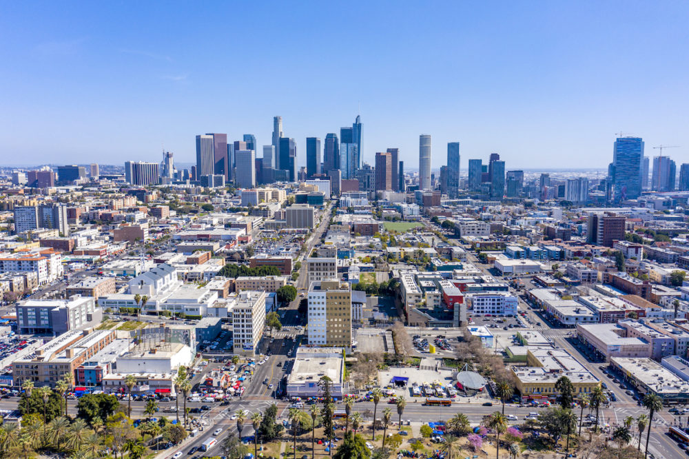 Vue sur Los Angeles