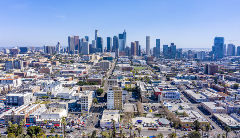 Vue sur Los Angeles