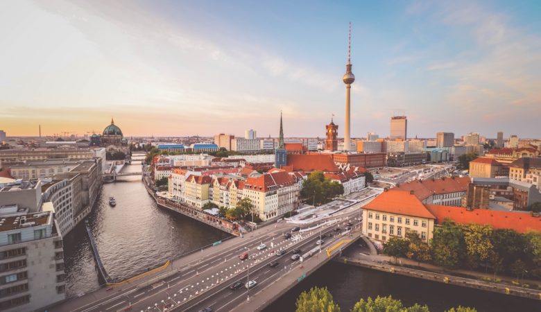 Vue sur la ville de Berlin