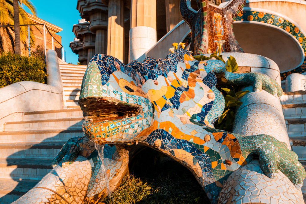 park guell lézard